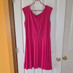 DKNY Vibrant Pink Mini Dress